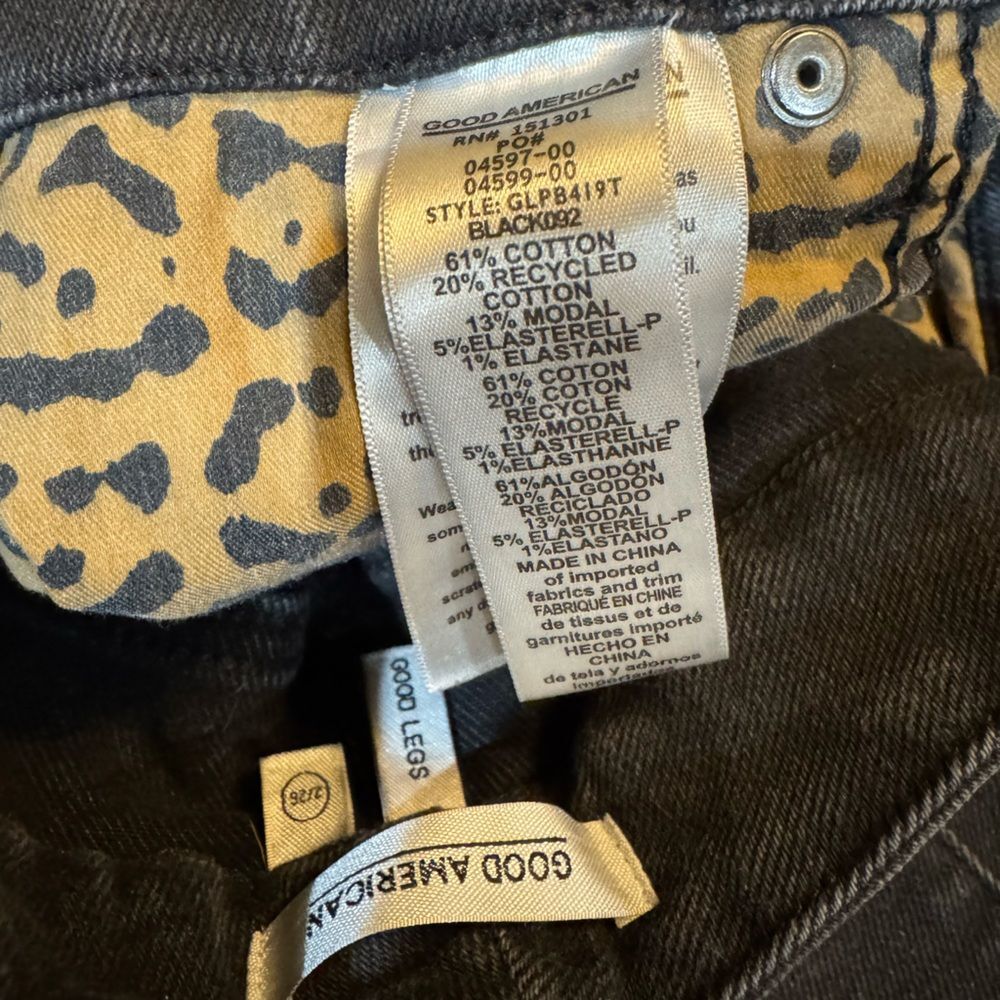 Good American Women’s “Good Legs” High Rise Distressed Skinny Jeans Size 2/26 - Picture 14 of 14